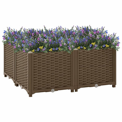 Raised Bed 80x80x38 cm Polypropylene