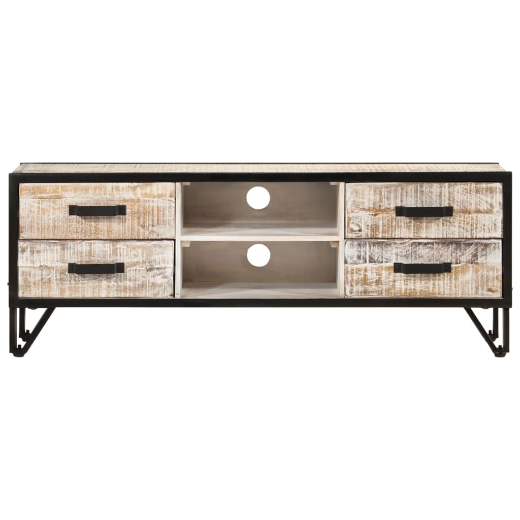 TV Cabinet 110x30x41 cm Solid Acacia Wood