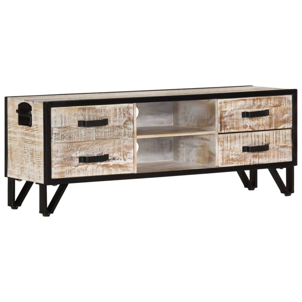 TV Cabinet 110x30x41 cm Solid Acacia Wood