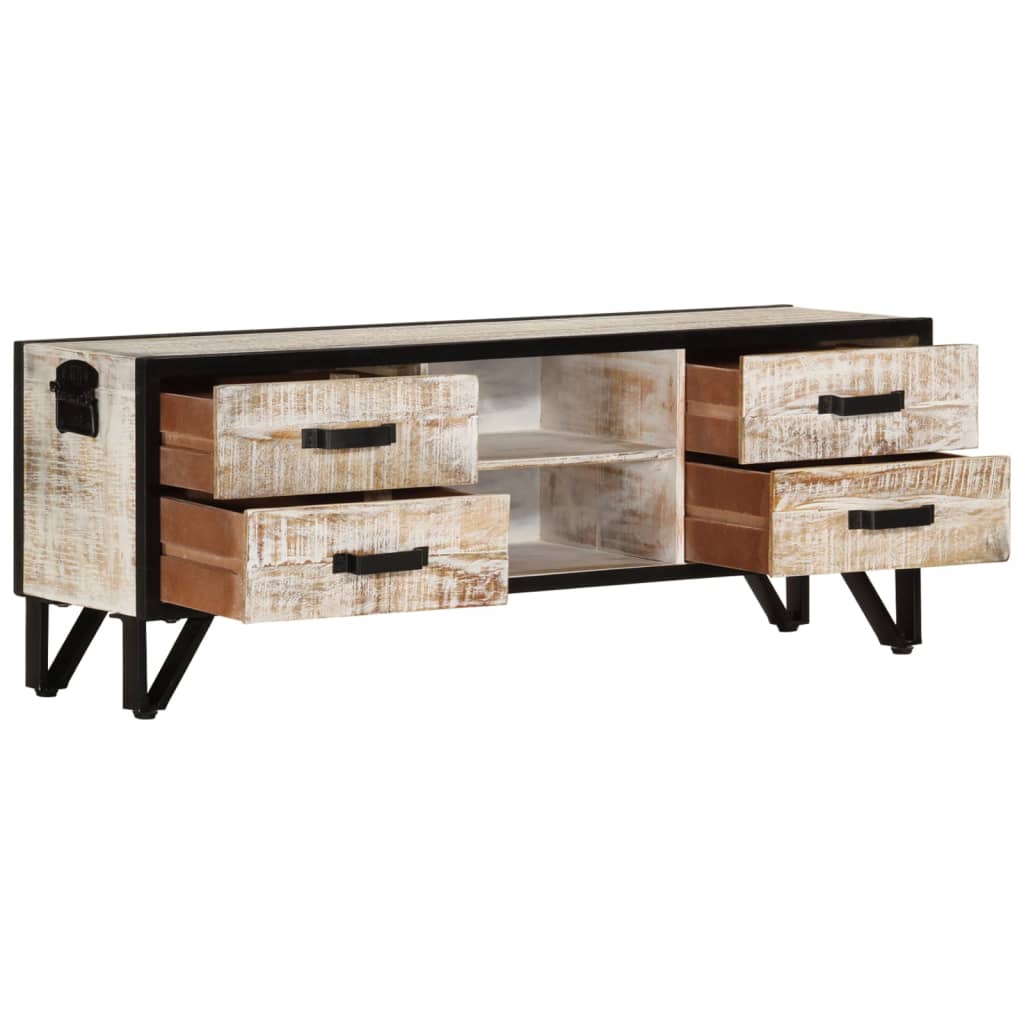 TV Cabinet 110x30x41 cm Solid Acacia Wood