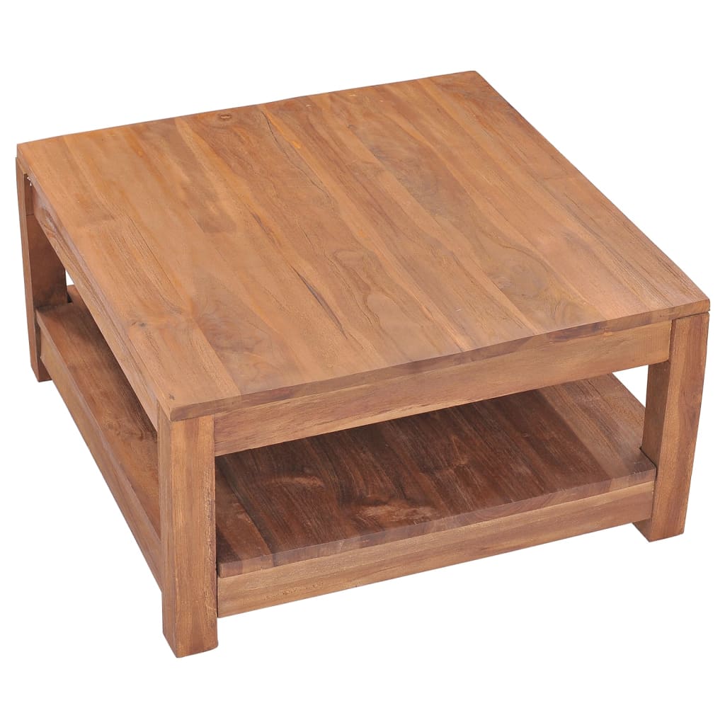 Coffee Table 68x67x35 cm Solid Teak Wood