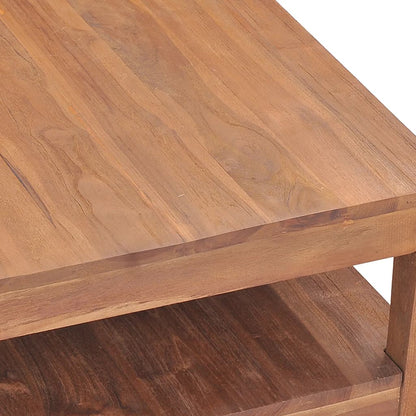 Coffee Table 68x67x35 cm Solid Teak Wood