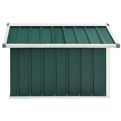 Garden Robot Lawnmower Shed 92x97x63 cm Galvanised Steel Green