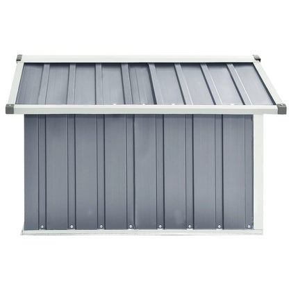 Garden Robot Lawnmower Shed 92x97x63 cm Galvanised Steel Grey