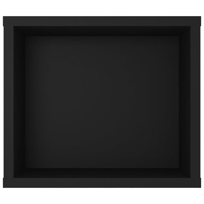Hanging TV Cabinet Black 100x30x26.5 cm Engineered Wood