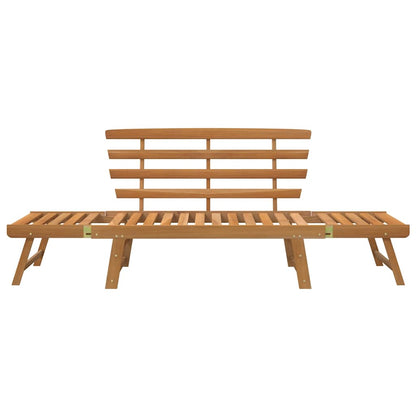 Garden Bench 2-in-1 190 cm Solid Acacia Wood