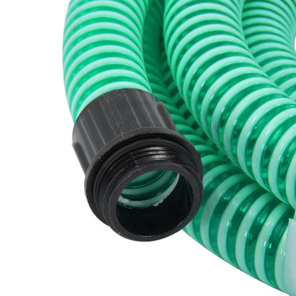 Suction Hose with Brass Connectors Green 1.1" 25 m PVC