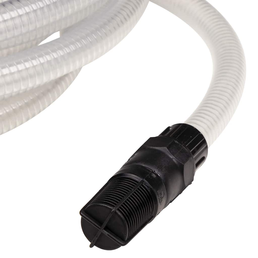 Suction Hose with PVC Connectors Transparent 1 10 m PVC