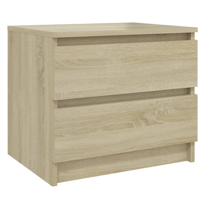 Bed Cabinet Sonoma Oak 50x39x43.5 cm Engineered Wood