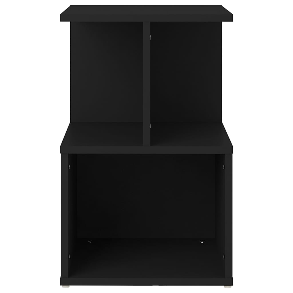 Bedside Cabinets 2 pcs Black 35x35x55 cm Engineered Wood