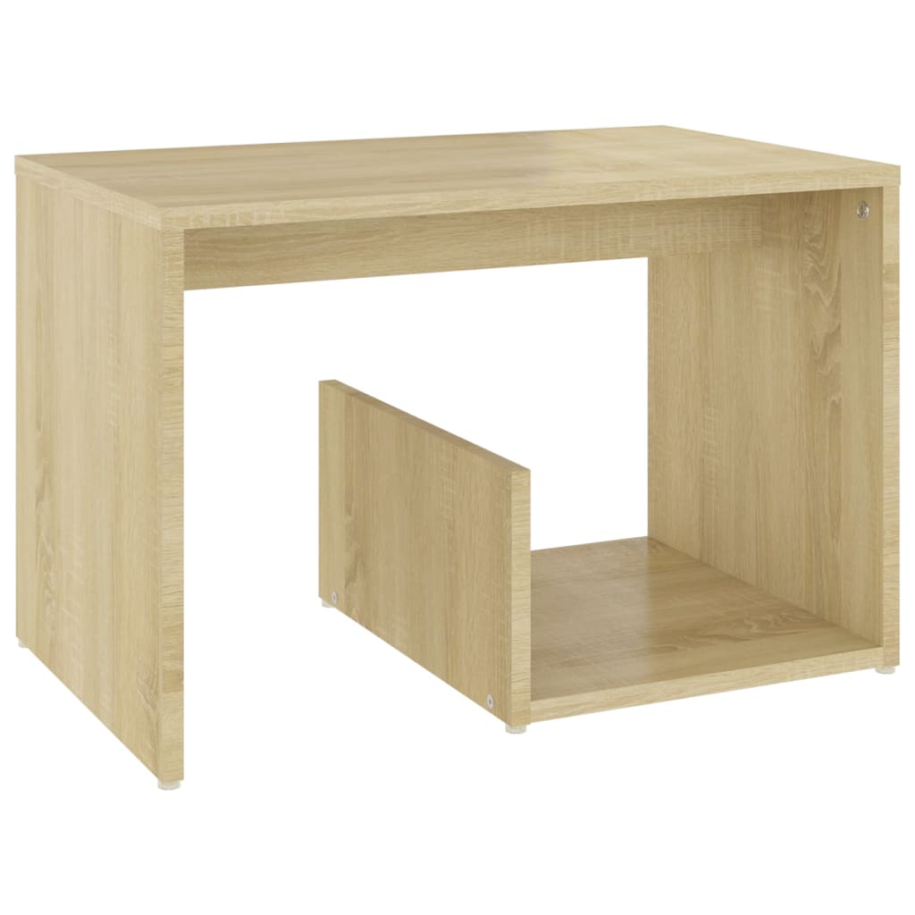 Side Table Sonoma Oak 59x36x38 cm Engineered Wood