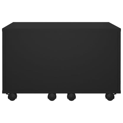 Coffee Table Black 60x60x38 cm Engineered Wood