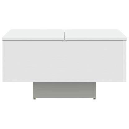 Coffee Table White 60x60x31.5 cm Engineered Wood
