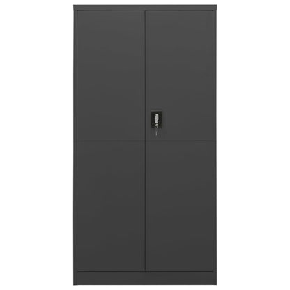 Locker Cabinet Anthracite 90x40x180 cm Steel