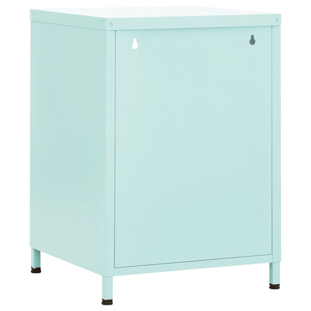 Nightstand Mint 35x35x51 cm Steel