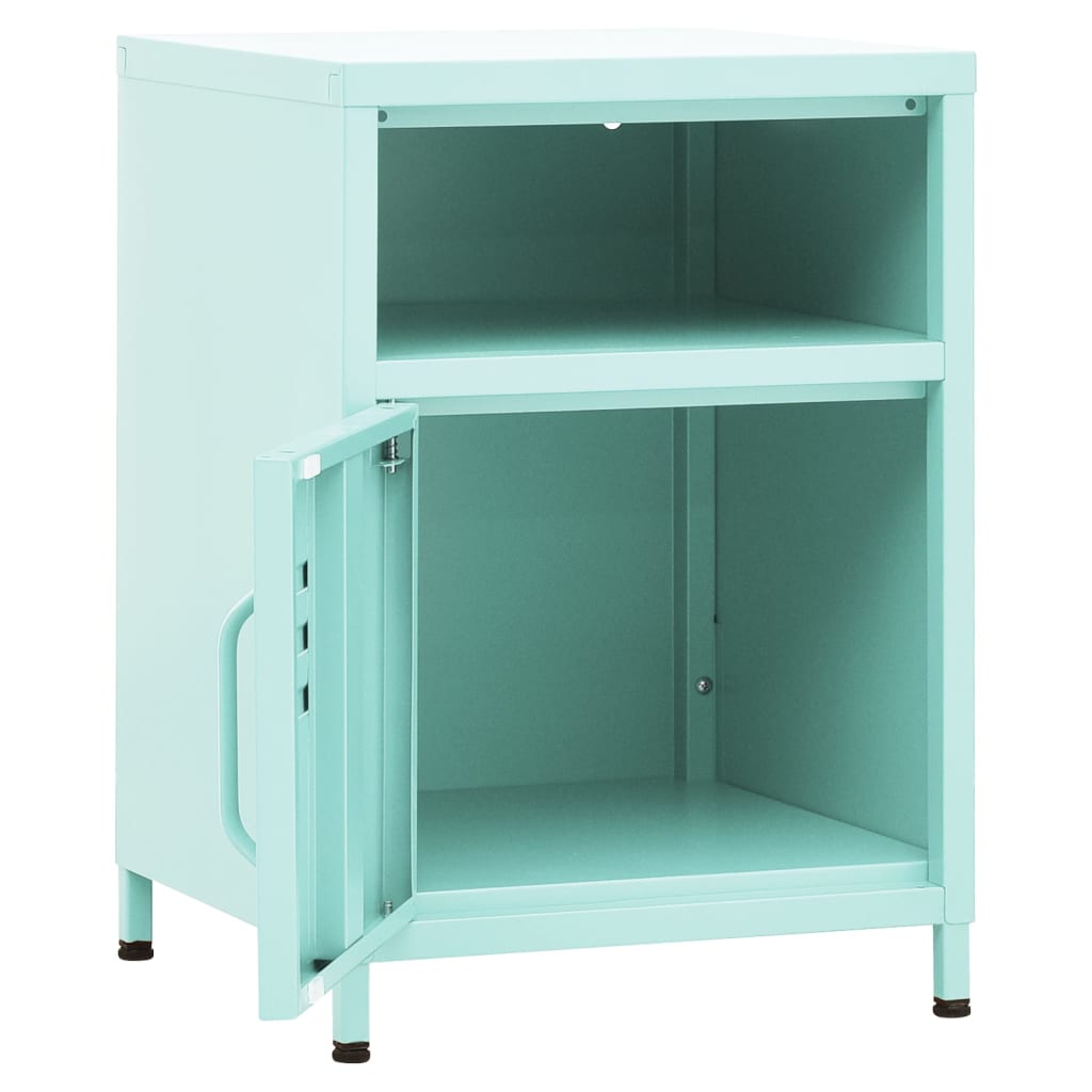 Nightstand Mint 35x35x51 cm Steel