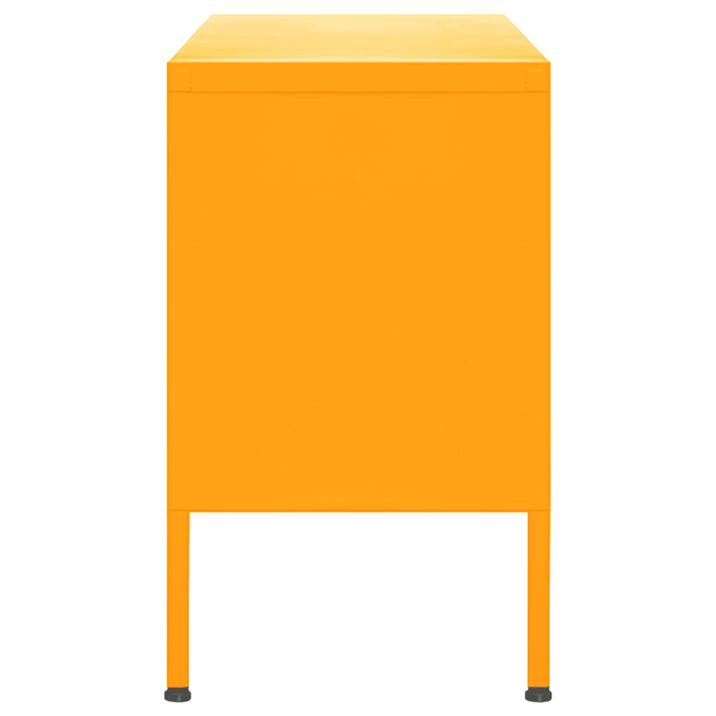 TV Cabinet Mustard Yellow 105x35x50 cm Steel