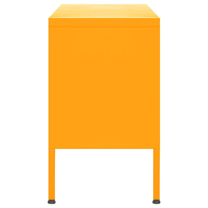 TV Cabinet Mustard Yellow 105x35x50 cm Steel