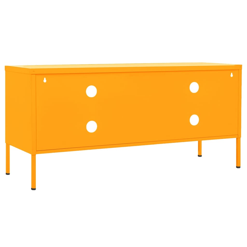 TV Cabinet Mustard Yellow 105x35x50 cm Steel