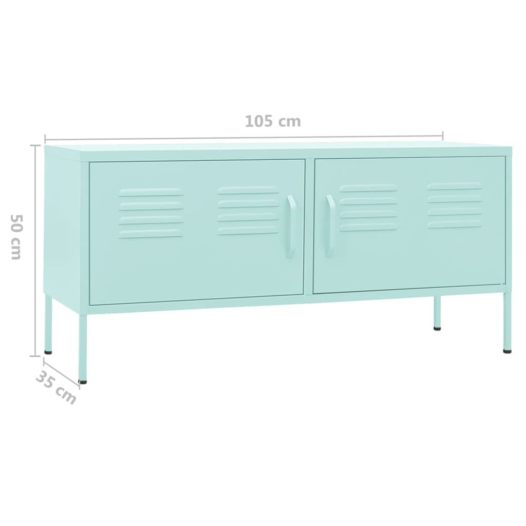 TV Cabinet Mint 105x35x50 cm Steel