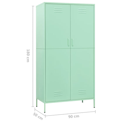 Wardrobe Mint 90x50x180 cm Steel