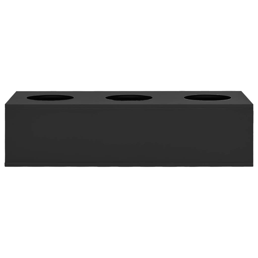 Office Flower Box Anthracite 90x40x23 cm Steel