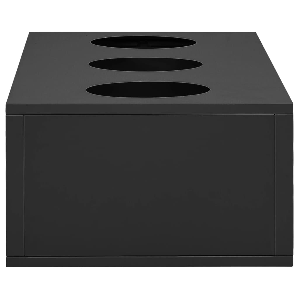 Office Flower Box Anthracite 90x40x23 cm Steel