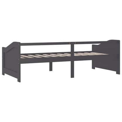 3-Seater Day Bed without Mattress Dark Grey 90x200cm
