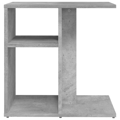 Side Table Concrete Grey 50x30x50 cm Engineered Wood