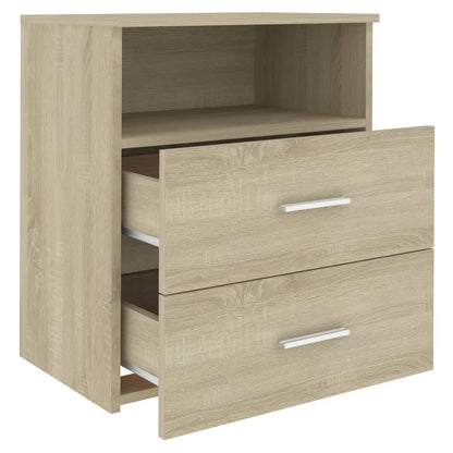 Bed Cabinet Sonoma Oak 50x32x60 cm