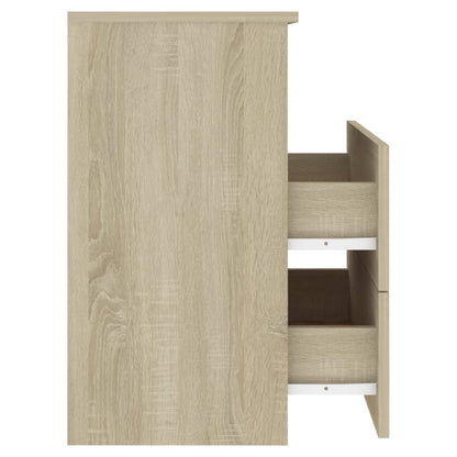 Bed Cabinet Sonoma Oak 50x32x60 cm