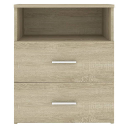 Bed Cabinets 2 pcs Sonoma Oak 50x32x60 cm