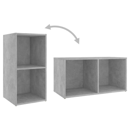 TV Cabinets 2 pcs Concrete Grey 72x35x36.5 cm Engineered Wood