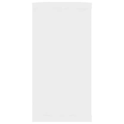 Wall Cube Shelf 2 pcs White 100x15x30 cm Engineered Wood