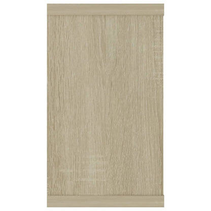 Wall Cube Shelf 4 pcs Sonoma Oak 80x15x26.5 cm Engineered Wood