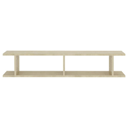 Wall Shelf 2 pcs Sonoma Oak 105x18x20 cm Engineered Wood