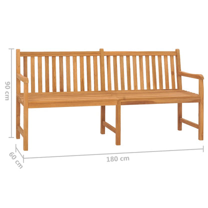 Garden Bench 180 cm Solid Teak Wood