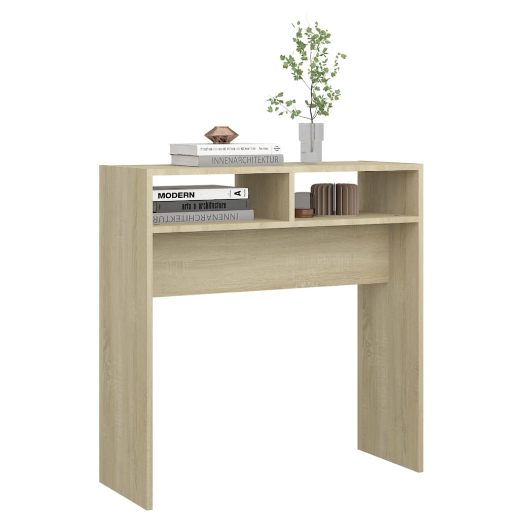 Console Table Sonoma Oak 78x30x80 cm Engineered Wood