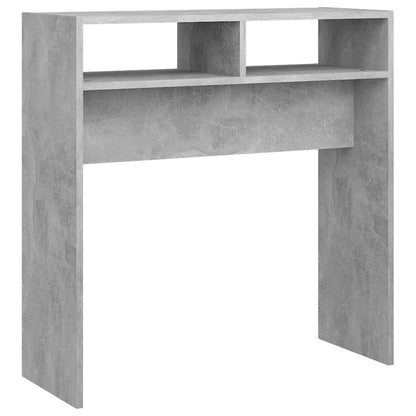 Console Table Concrete Grey 78x30x80 cm Engineered Wood