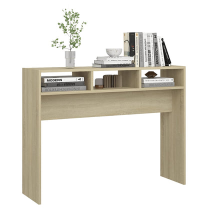 Console Table Sonoma Oak 105x30x80 cm Engineered Wood