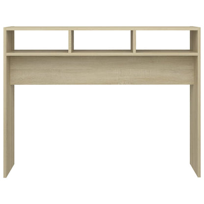 Console Table Sonoma Oak 105x30x80 cm Engineered Wood