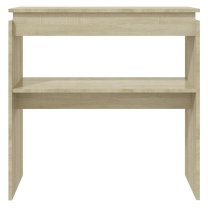 Console Table Sonoma Oak 80x30x80 cm Engineered Wood