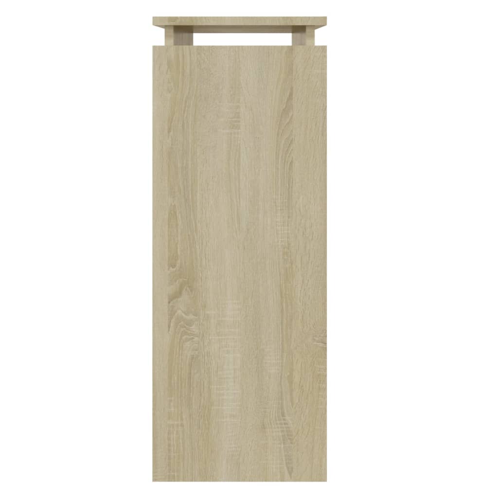 Console Table Sonoma Oak 80x30x80 cm Engineered Wood