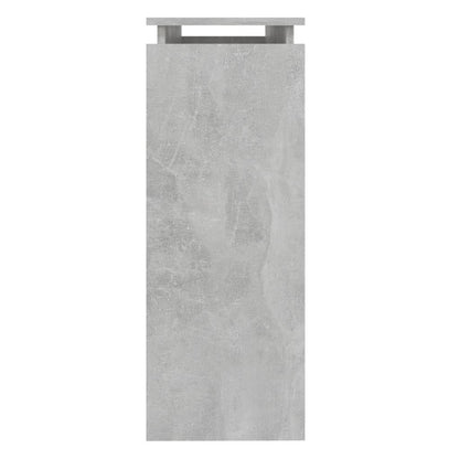 Console Table Concrete Grey 102x30x80 cm Engineered Wood