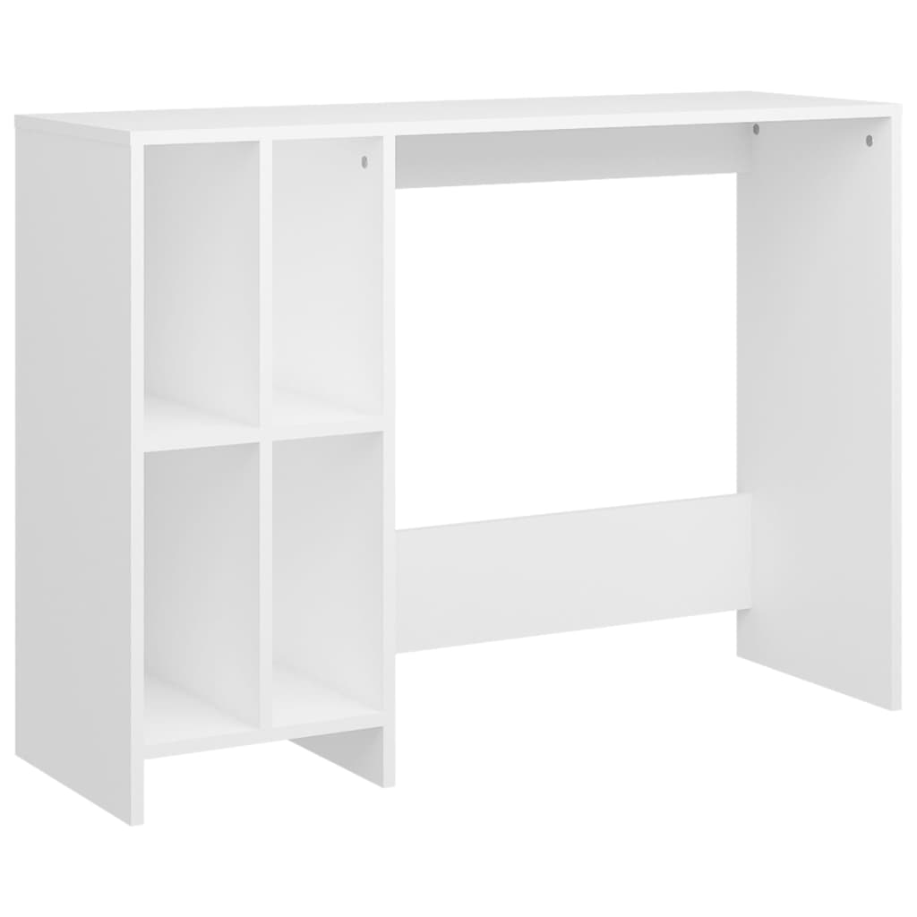 Notebook Desk White 102.5x35x75 cm Engineered Wood