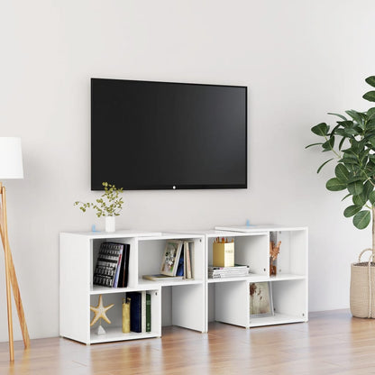 TV Cabinet White 104x30x52 cm Engineered Wood