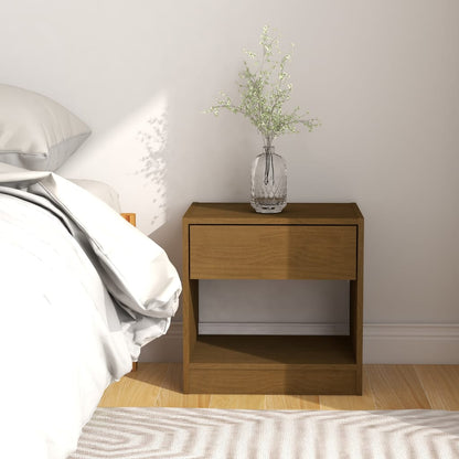 Bedside Cabinets 2 pcs Honey Brown 40x31x40 cm Solid Pinewood