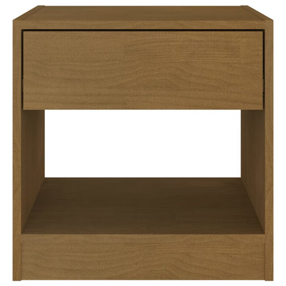 Bedside Cabinets 2 pcs Honey Brown 40x31x40 cm Solid Pinewood