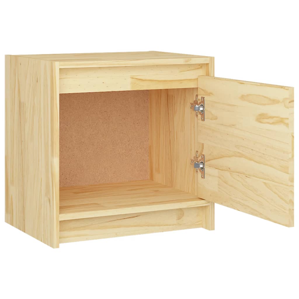 Bedside Cabinets 2 pcs 40x30.5x40 cm Solid Pinewood