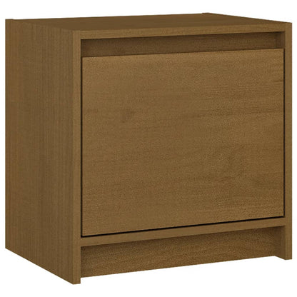 Bedside Cabinets 2 pcs Honey Brown 40x30.5x40 cm Solid Pinewood